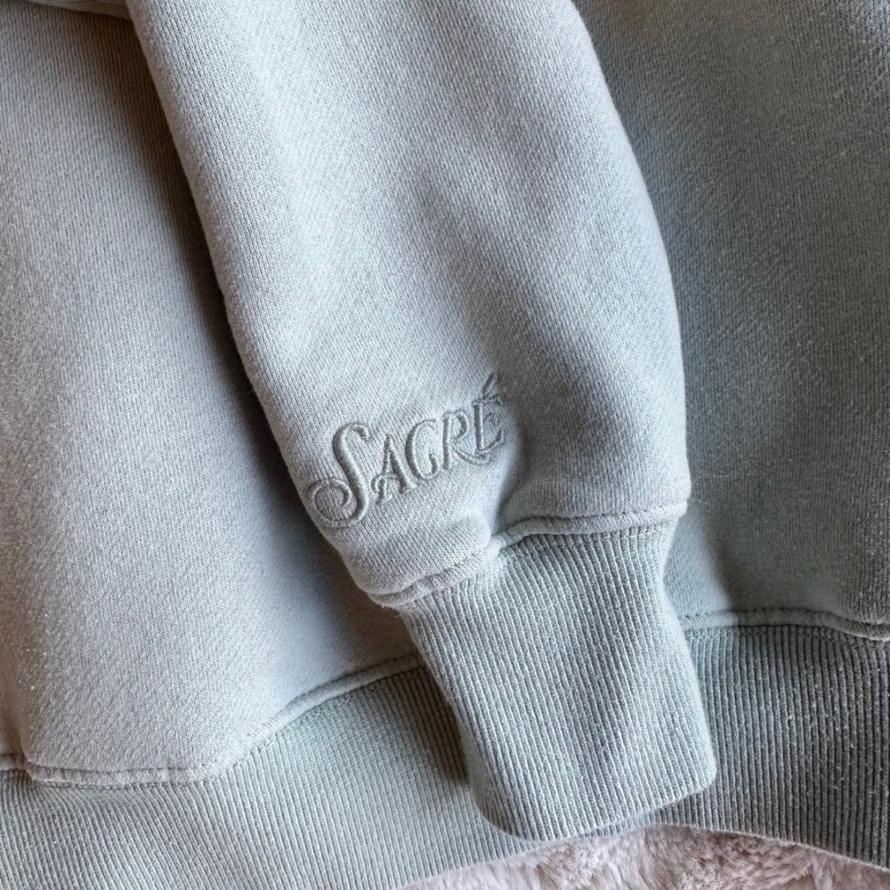 Mint Green Hoodie - Picture 3 of 4